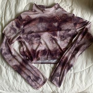 PRETTY LITTLE THING CROPPED TURTLENECK LIGHTWEIGHT SWEATER